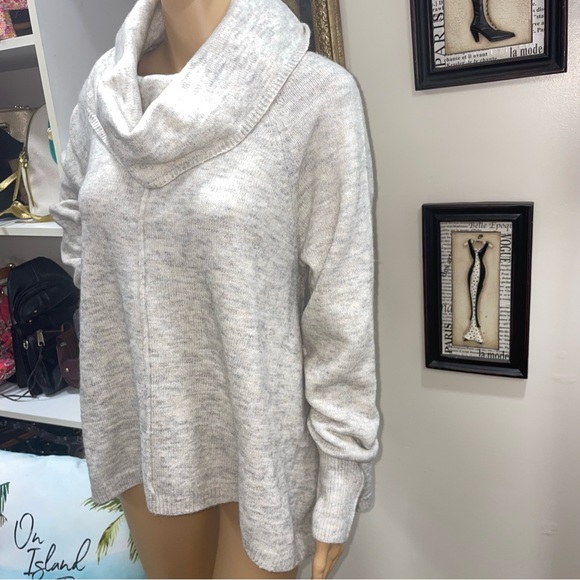For Thee NWT! Heather Grey Turtleneck Sweater Size XL - Picture 3 of 15